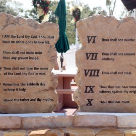 Ten Commandments in Stone